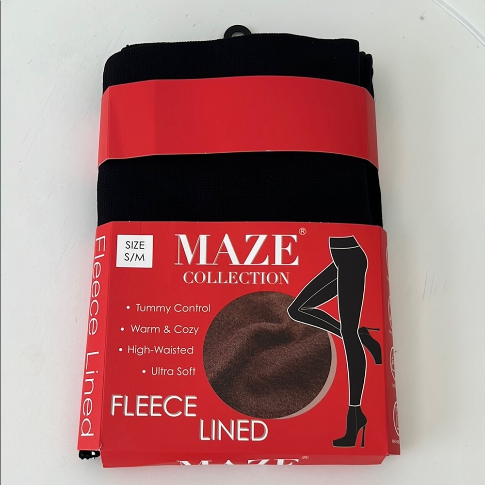 Black Fleece Lined Leggings for Cozy Comfort